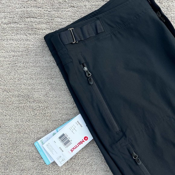 Marmot Portal Climbing Hiking Pants Men's 36 Midweight Softshell Black $125 MSRP - Picture 2 of 6